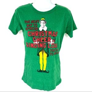 Elf the Movie Women’s Christmas Cheer T-shirt L